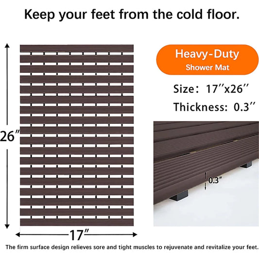 anti skid shower mat