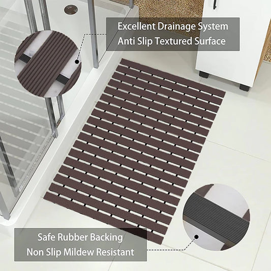 anti skid shower mat