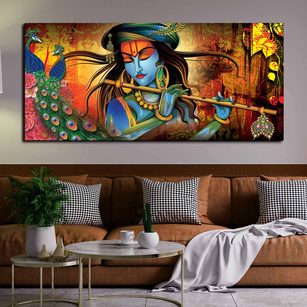radha krishna painting