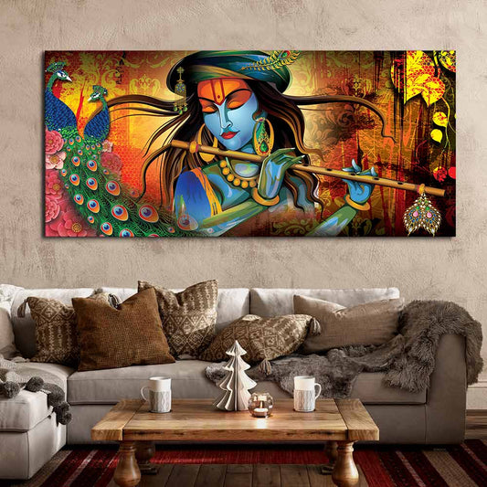 krishna and radha painting