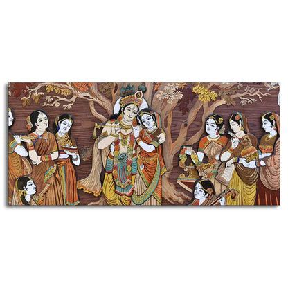 radha krishna painting