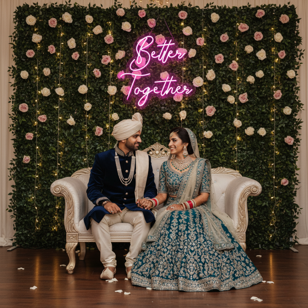 personalised neon light