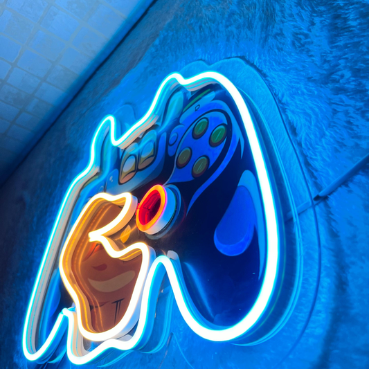 neon light with name