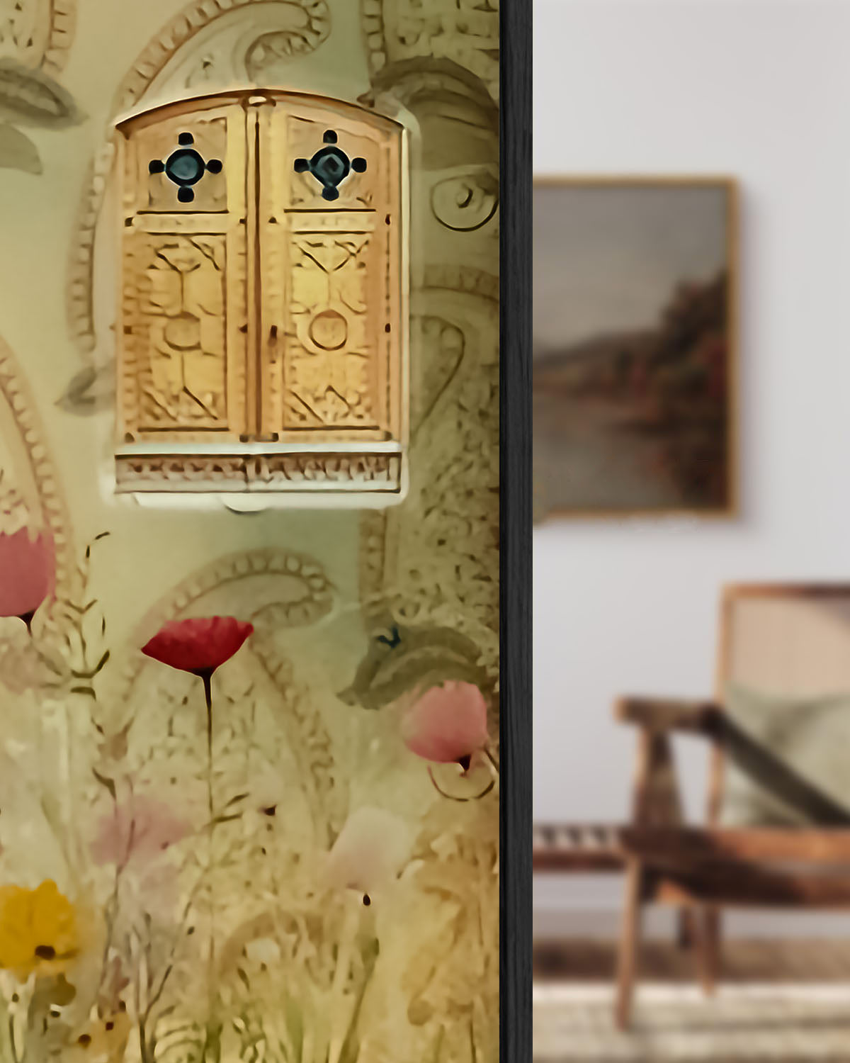 beautiful simple wall paintings