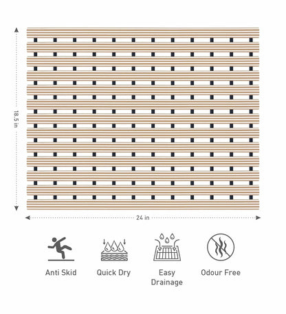 anti skid shower mat