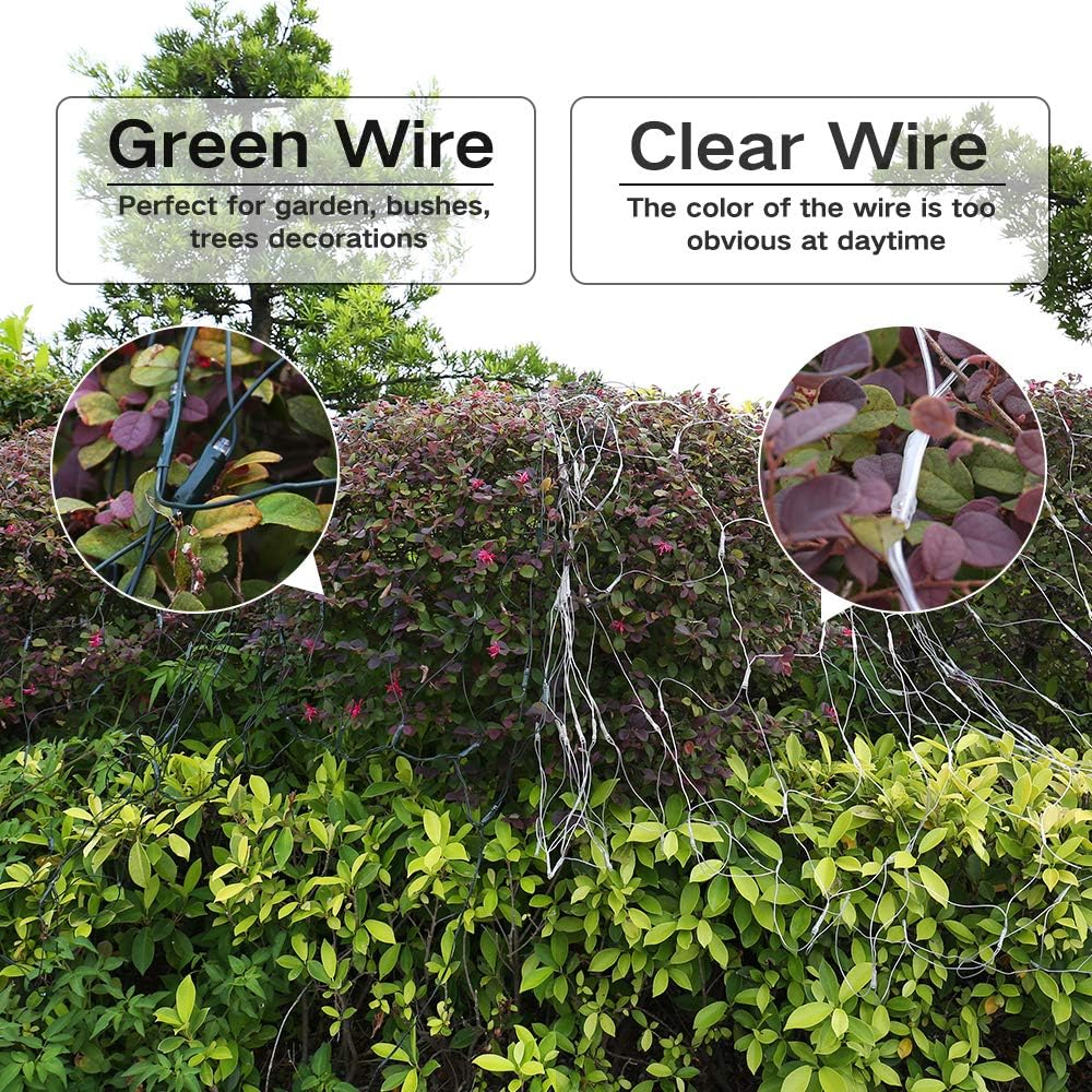 Eurotex Led Net Mesh String Lights, For Indoor Outdoor Decoration (Warm White)