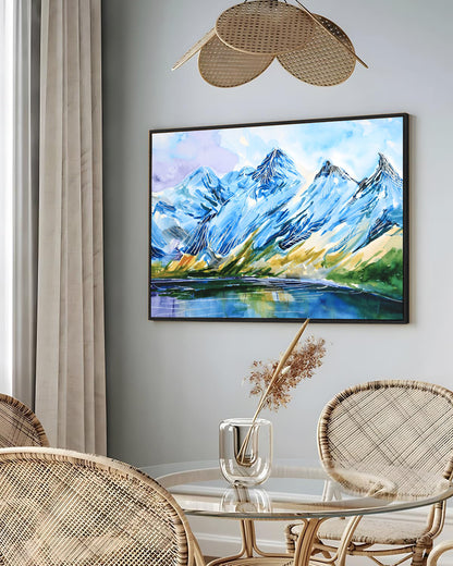 wall painting for drawing room