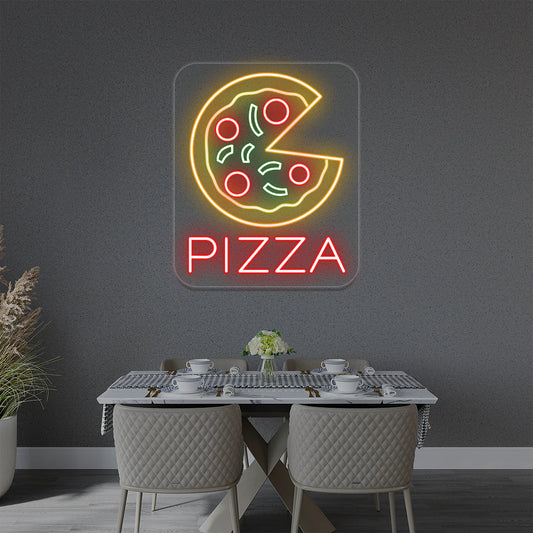 Pizza Decor Neon Signs | Mexican, Chinese & Pizza Neon Signage (18In x 24In)