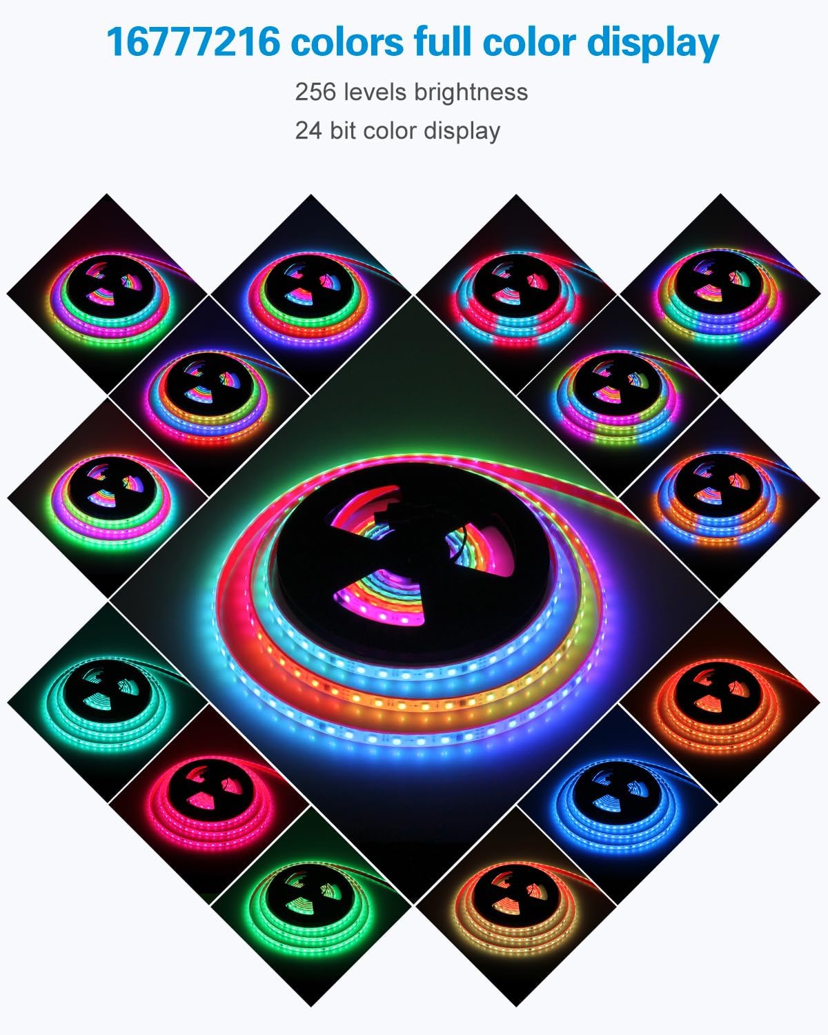 Eurotex Rope Led Strip Lights (Multicolor) – For Balcony Decoration,Home Decor & Interior Decoration