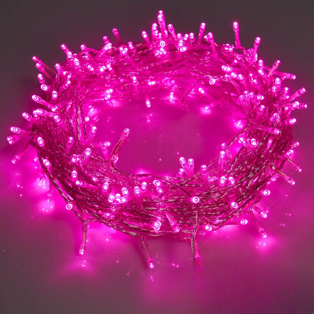 Eurotex Led String Lights 20 Meter Pink For Diwali (Pack of 2)