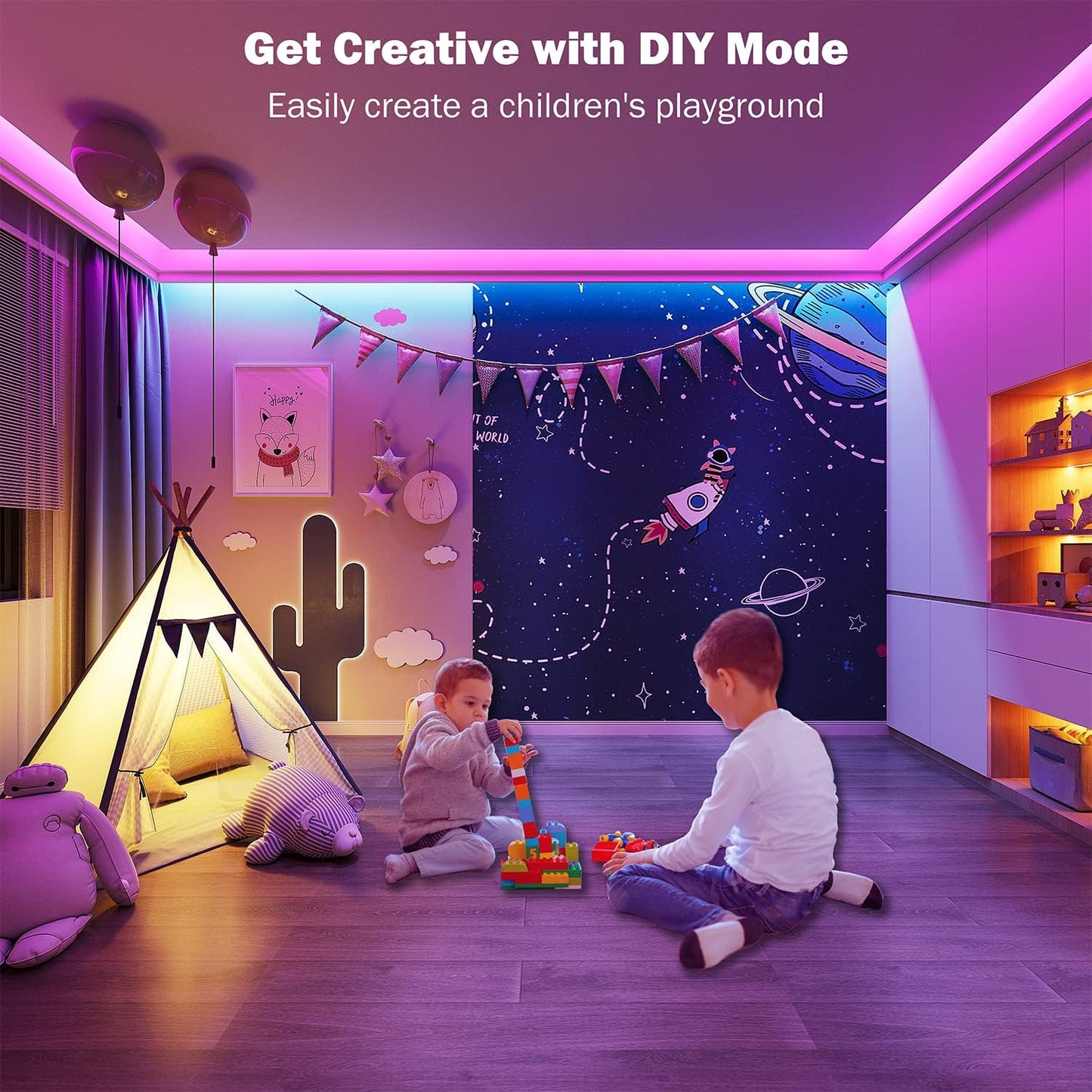 Eurotex Led Strip Lights for Home Decoration, Birthday, Diwali Decoration