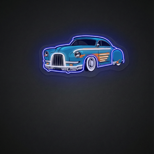 UV Printed Vintage Car LED Neon | Custom Neon Lights & Neon Rope Light