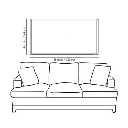 Eurotex Teachings Of Buddha, Canvas Printed, Panoramic Wall Painting Eurotex