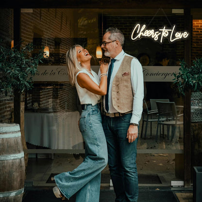 better together neon sign