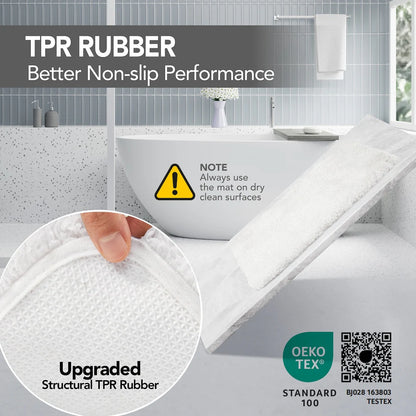 Eurotex Bath Mat Super Soft Non Slip Bathrug Mats for Bathroom, Kitchen, Bedroom, and Door Eurotex