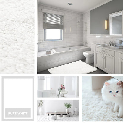 Eurotex Bath Mat Super Soft Non Slip Bathrug Mats for Bathroom, Kitchen, Bedroom, and Door Eurotex